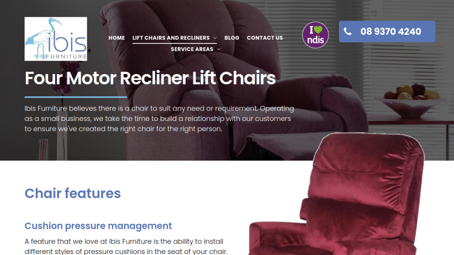 Ibis Furniture website
