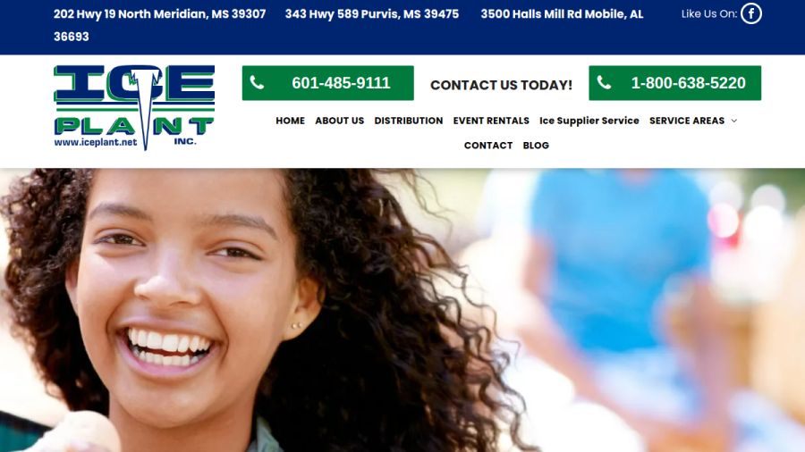 Ice Plant Inc website