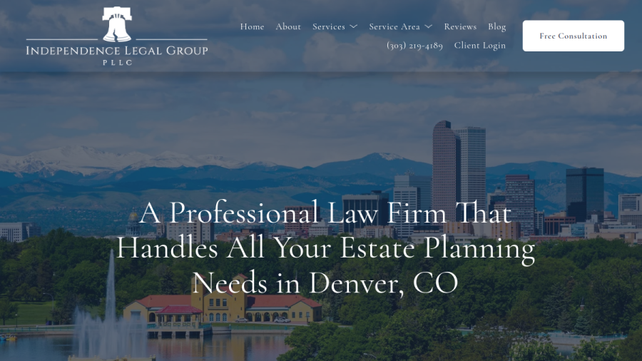 Independence Legal Group PLLC website
