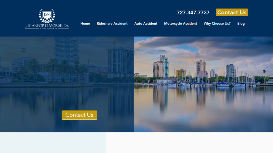 Screenshot of the J Stanford Morse, P.A. website