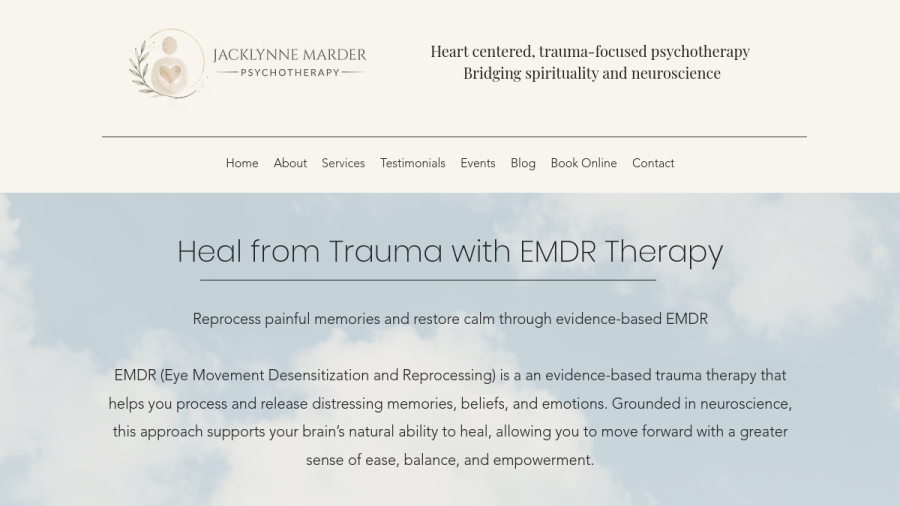 Jacklynne Marder Psychotherapy website