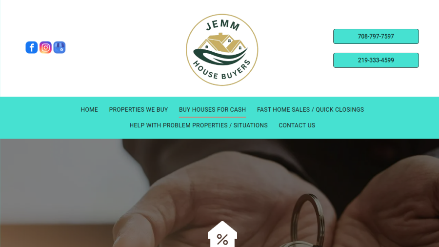 Jemm House Buyers website