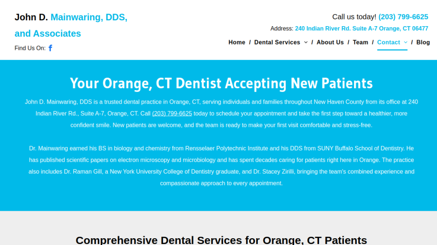 John D. Mainwaring DDS website