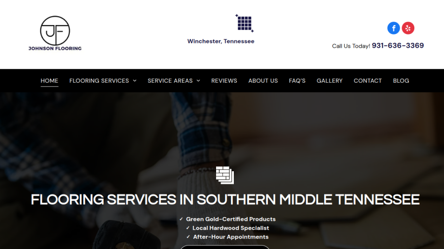 Johnson Flooring website