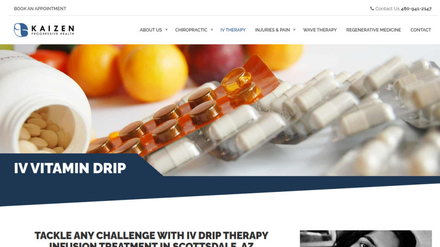 KaiZen Progressive Health website