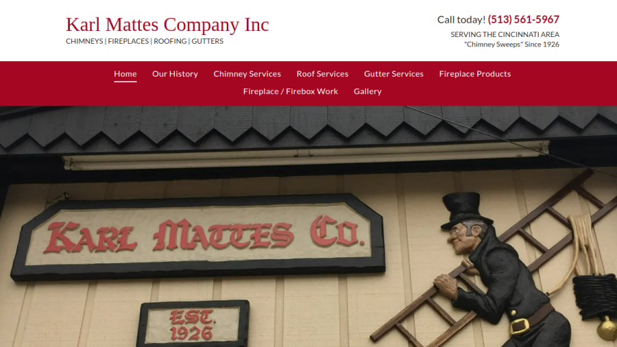 Mattes Karl Co Inc website screenshot