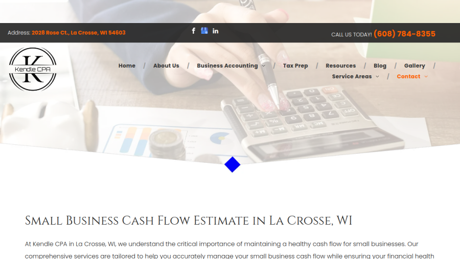 Kendle CPA, LLC website