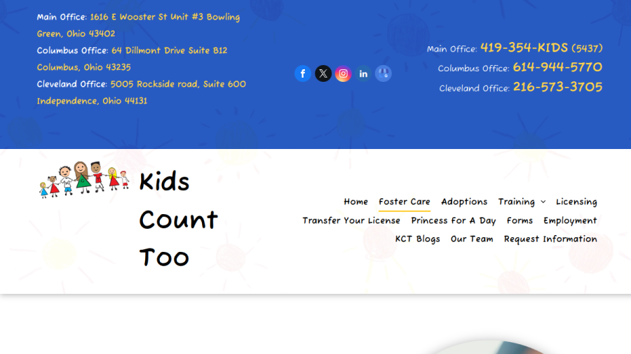 Kids Count Too website