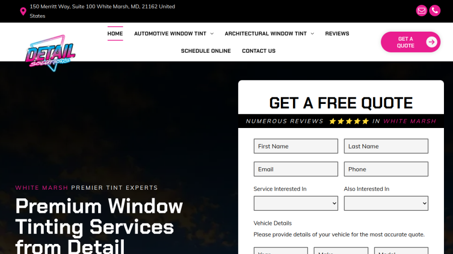 Kustom Window Tint website