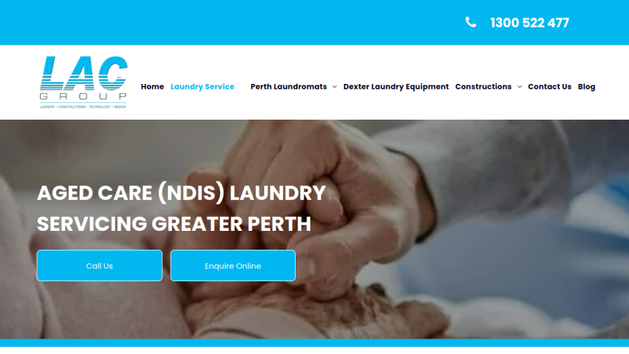 LAC Laundry website