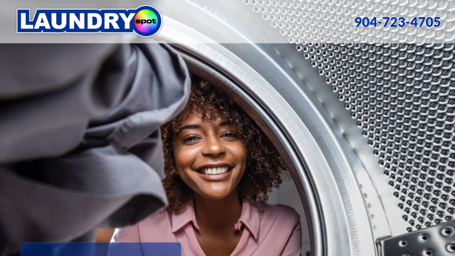 Screenshot of the Laundry Spot website