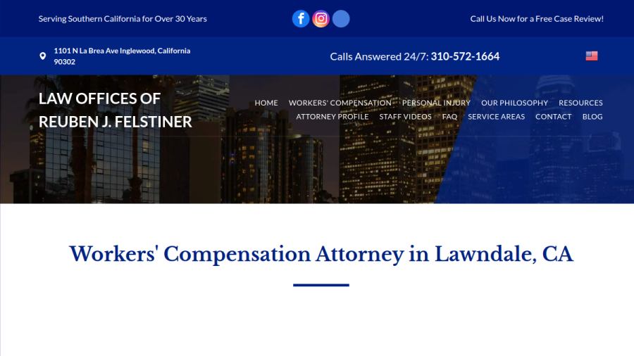 Law Offices Of Reuben J Felstiner website