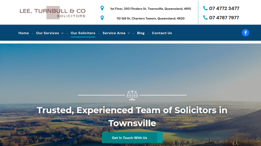 Lee, Turnbull & Co Solicitors website