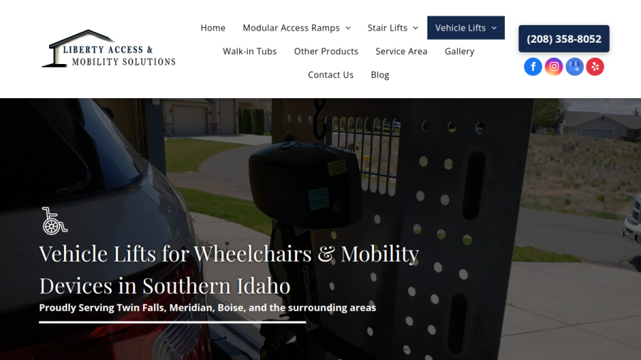 Liberty Access & Mobility Solutions LLC website