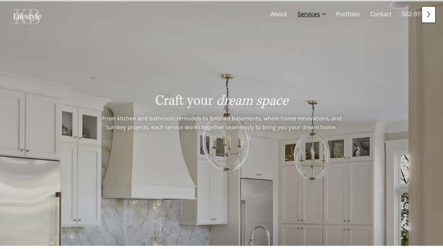 Screenshot of the Lifestyle KB website