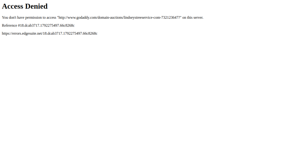 Screenshot of the Lindsey's Tree Service website