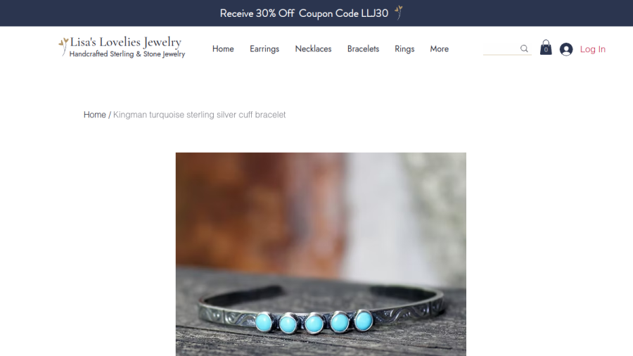 Lisa's Lovelies Jewelry website