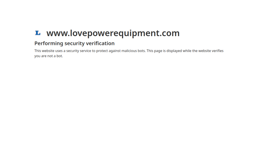 LOVE POWER EQUIPMENT website