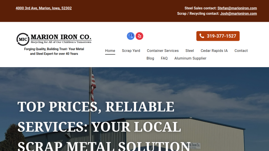 Marion Iron Co. website