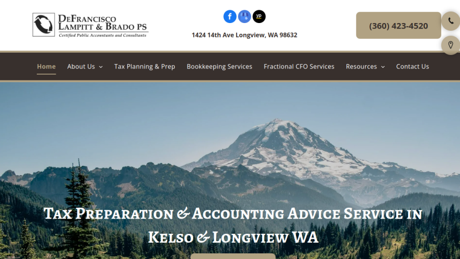 DeFrancisco, Lampitt & Brado, PS website