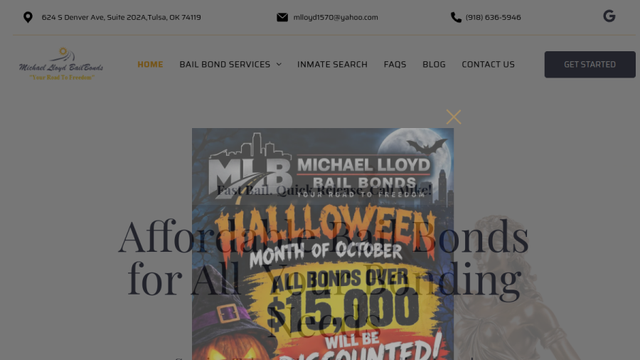 Michael Lloyd Bail Bonds website