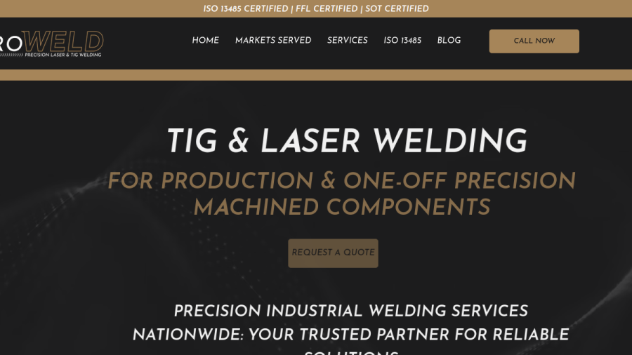 Micro Weld, Inc website