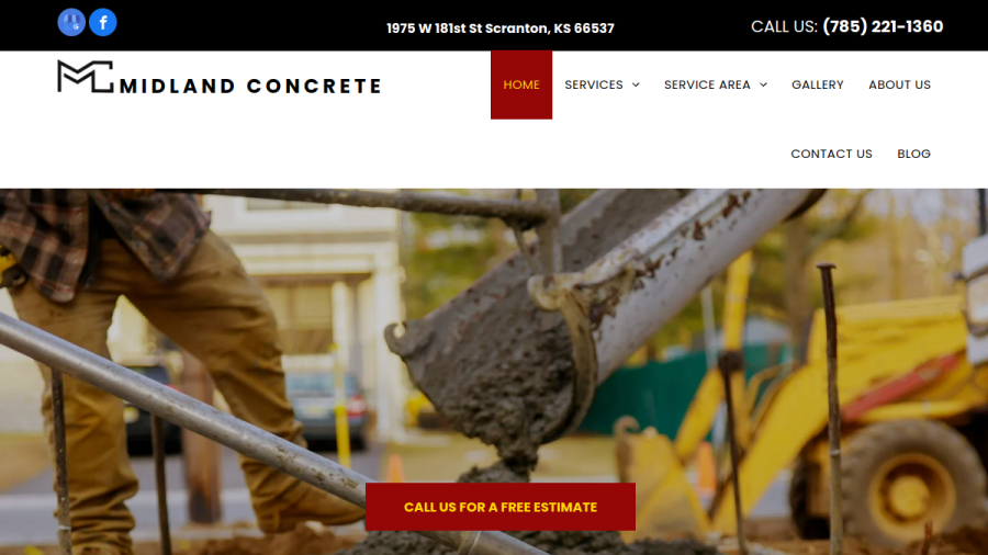 Midland Concrete website