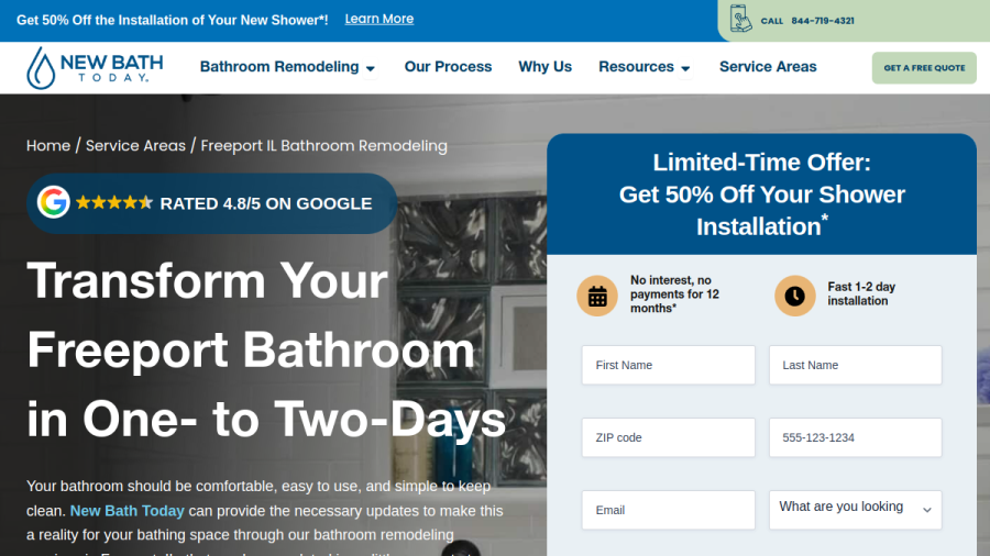 Midwest Bath Company website