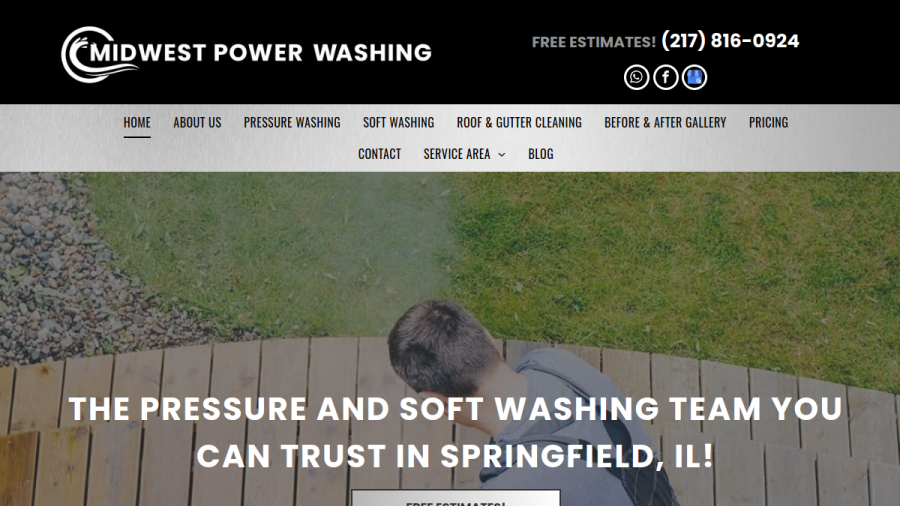 Midwest Power Washing website