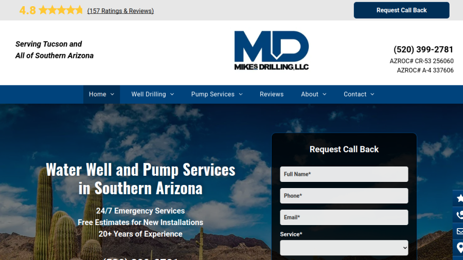 Mike's Drilling, LLC website