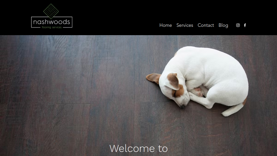 NashWoods Flooring Services website