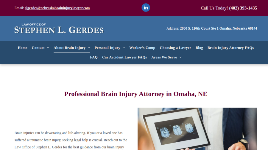 Law Office of Steve Gerdes website