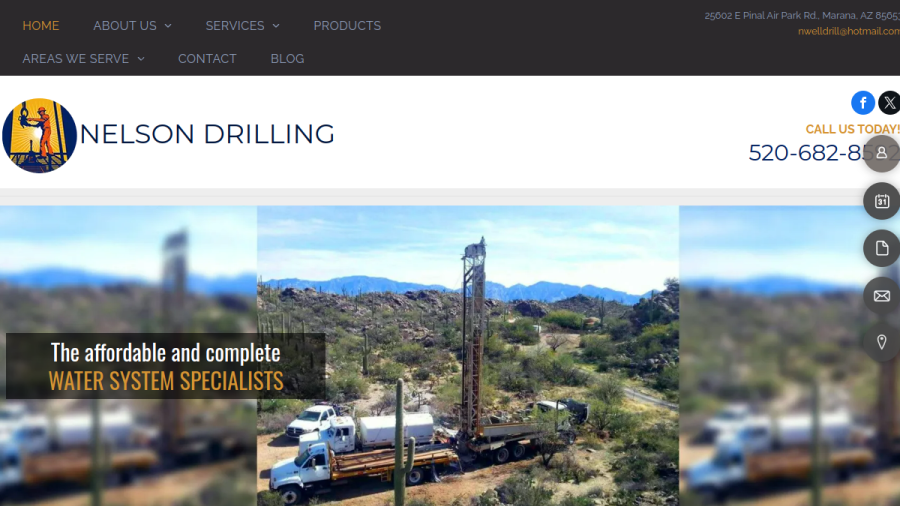 Nelson Drilling website