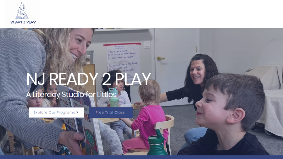 Screenshot of the NJ READY 2 PLAY website