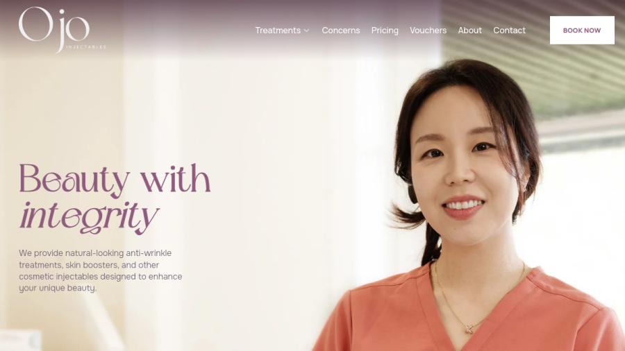 Ojo Injectables website