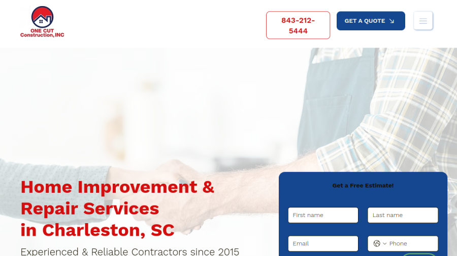 Ross Family Home Improvements website screenshot