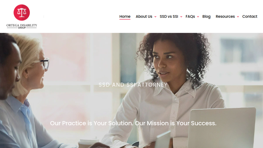 Ortega Disability Group website