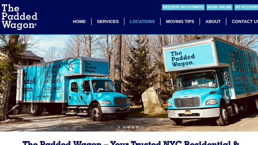 The Padded Wagon of New York website