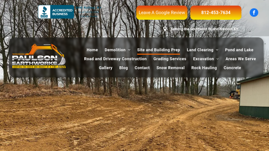 Paulson Earthworks website