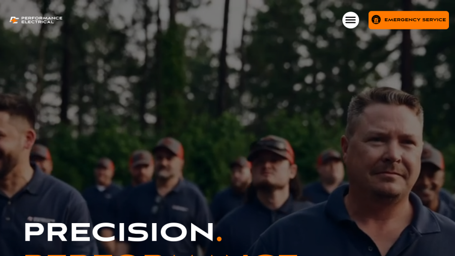 Performance Electrical Contractors LLC website screenshot