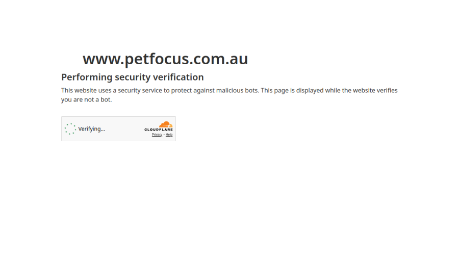 PetFocus Vetcare website
