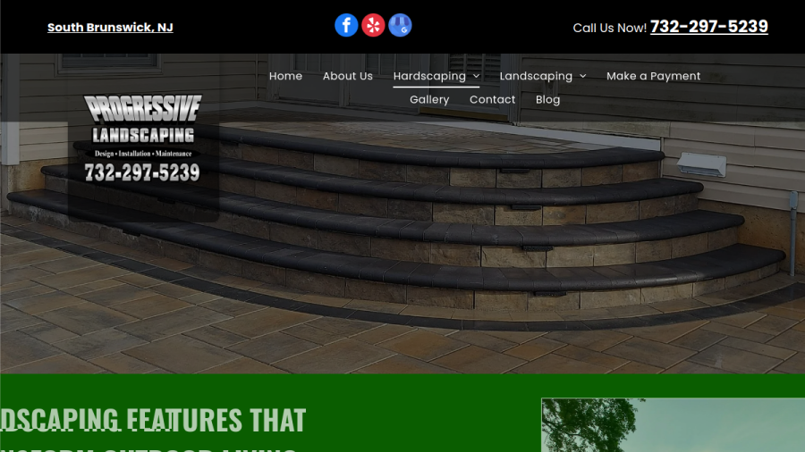 Progressive Landscaping LLC website