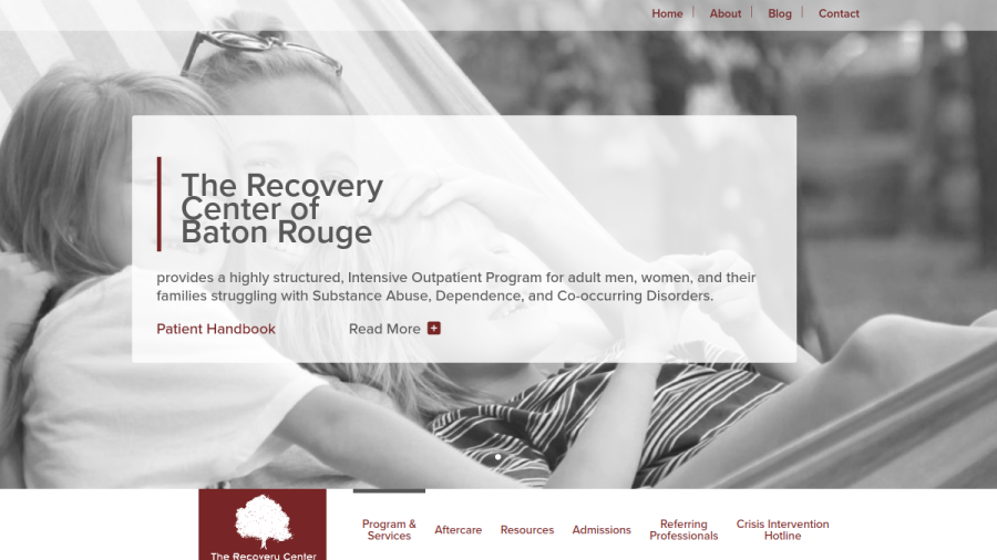 Recovery Center of Baton Rouge website