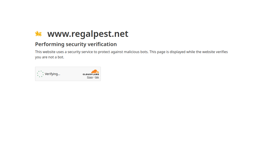 Screenshot of Regal Pest Management website