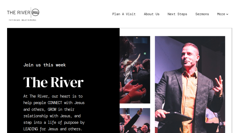 The River website