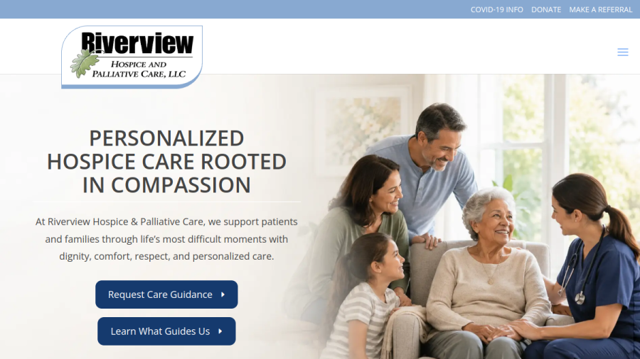 Riverview Hospice & Palliative Care, LLC website