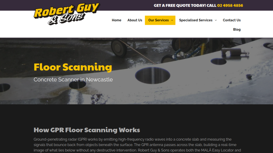 Robert Guy & Sons Pty Ltd website