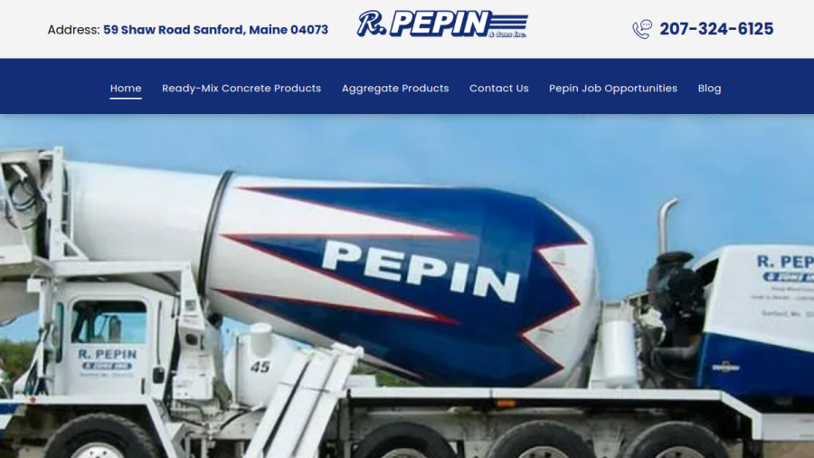 R. Pepin & Sons Inc. website