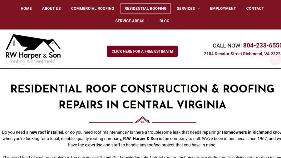 RW Harper & Son website