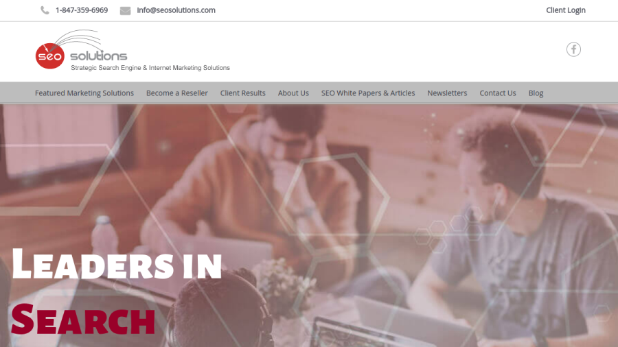 SEO Solutions website